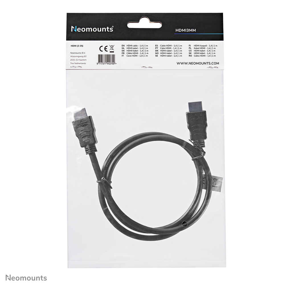 Cavo prolunga HDMI Neomounts by Newstar, 1 metro
